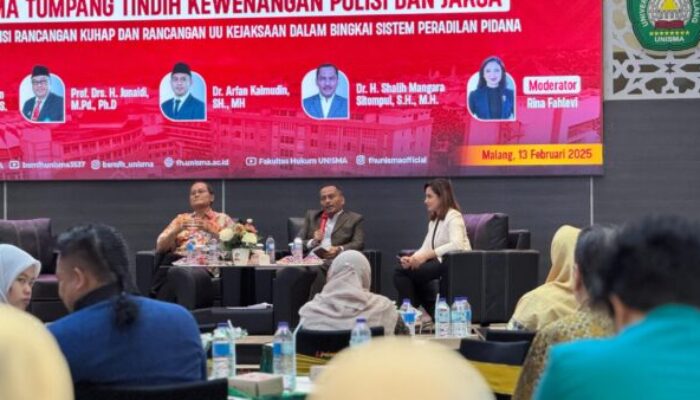 Tumpang Tindih Kewenangan Polisi dan Jaksa, Dekan FH Unisma Beri Catatan Kritis