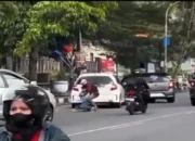 Viral di Medsos, Duel Pengemudi Agya dan Jazz Gemparkan Salatiga