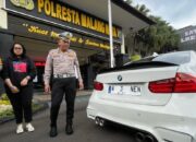 Pengemudi BMW Gunakan Nopol Palsu “N 3 NEN” di Kota Malang, Viral di TikTok, Ditilang Polisi