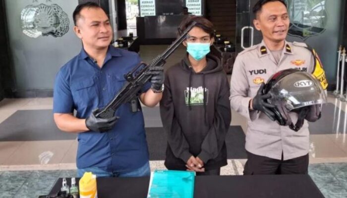 Viral ‘Aksi Koboi’ di Malang, Polisi Pastikan Senjata yang Dipakai Mainan