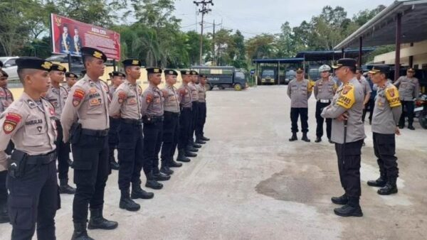 20 bintara remaja tiba di lamandau, kapolres tekankan nilai integritas