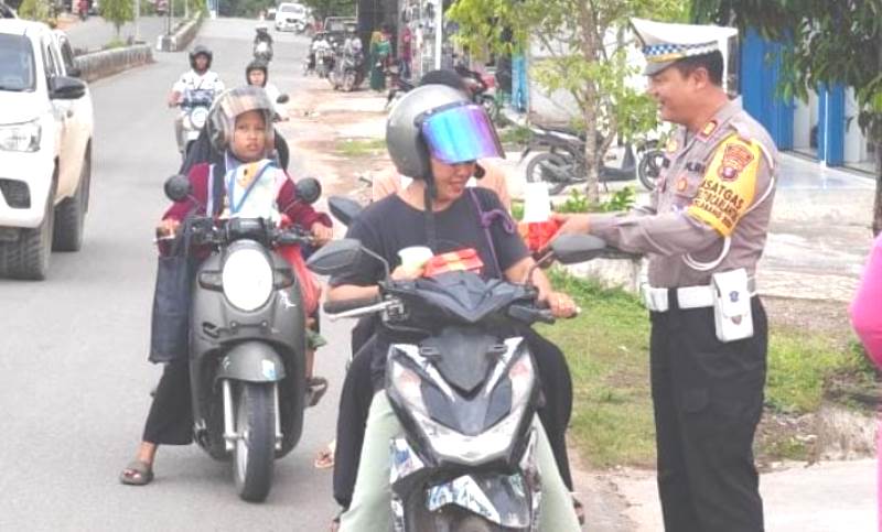 Agar mudik lancar, ini pesan satlantas polres lamandau kepada pemudik