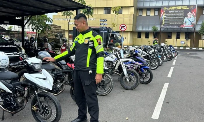 Aksi balap liar usai sahur di sukoharjo dibubarkan, polisi sita