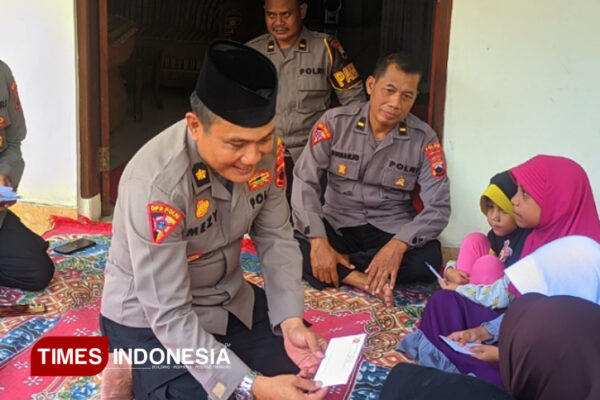 Aksi sosial ikabhamas polres pemalang, santuni anak yatim di kegiatan