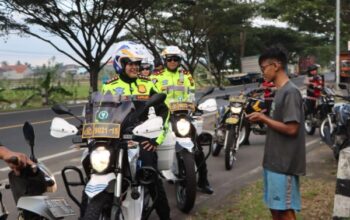 Antisipasi balap liar, kapolres semarang pimpin patroli di titik rawan