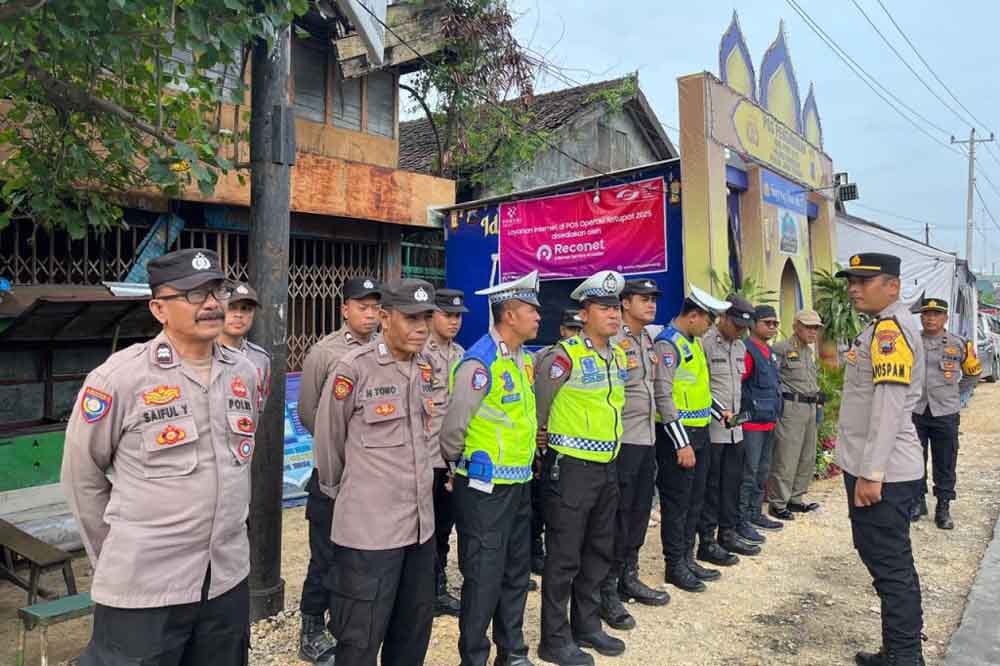 Antisipasi gangguan keamanan, polres grobogan bangun pos pengaman lebaran