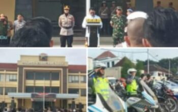 Apel gelar pasukan, polres magelang kota siap amankan idul fitri