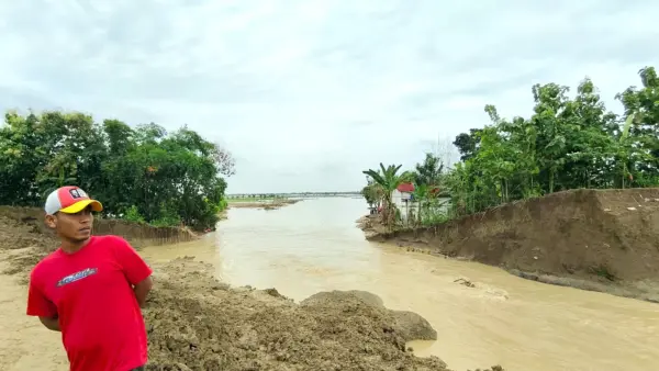 Baru 4 hari ditutup, tanggul baturagung grobogan kembali jebol