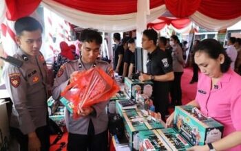 Bazar ramadhan polri presisi: stan polresta malang kota jadi favorit,