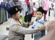 Berbagi kebahagiaan, kapolres grobogan ajak anak yatim piatu belanja baju