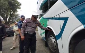 Demi keselamatan pemudik, bus akap di jepara wajib ramp check