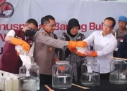 Ditresnarkoba polda jateng hancurkan 26 kg sabu dan ribuan ekstasi