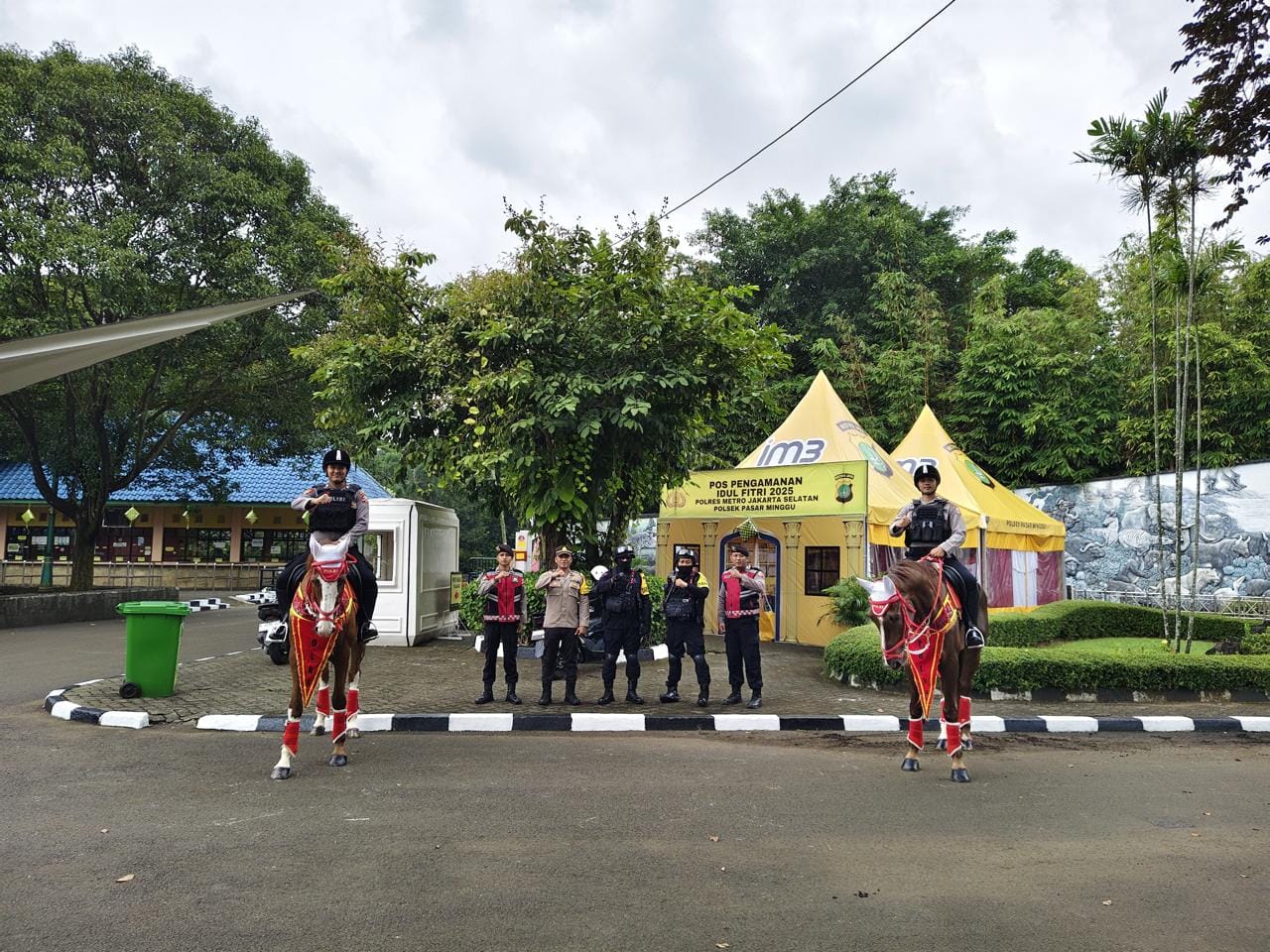 Hadir di tengah masyarakat, satgas preventif polri jaga keamanan saat