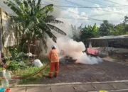 Insiden kebakaran mobil di srondol kulon semarang, didahului suara ledakan