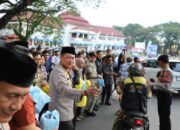 Jaga kondusifitas, polres malang kota gelar bakti sosial bersama warga