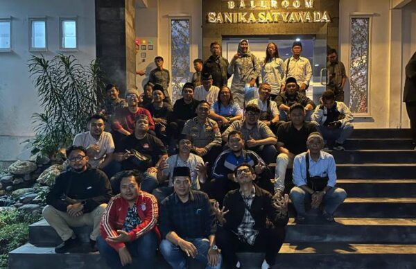 Jalin kebersamaan, kapolresta malang kota bukber dengan awak media