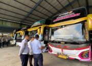 Jelang arus mudik, dishub banyumas cek kelaikan bus antar kota