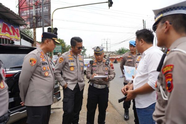 Jelang mudik, kapolresta banyumas pantau titik rawan kemacetan