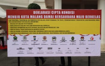 Jelang Sertijab, Kapolresta Malang Kota Tegaskan Kota Harus Tetap Damai