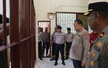 Kapolres humbahas sidak ruang tahanan, pastikan keamanan terjaga