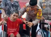 Kapolres kobar salurkan kursi roda untuk penyandang disabilitas, wujud kepedulian