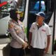 Kapolres magelang kota pantau kesiapan bus dan awak mudik gratis