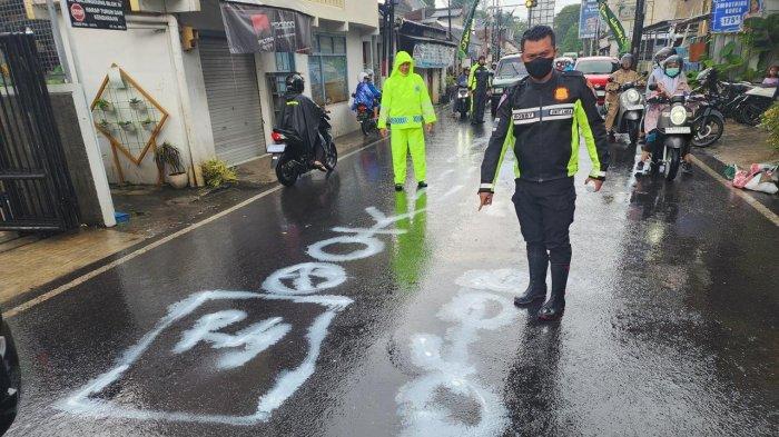 Kecelakaan maut di jalan galunggung malang, pengendara motor tewas tertabrak