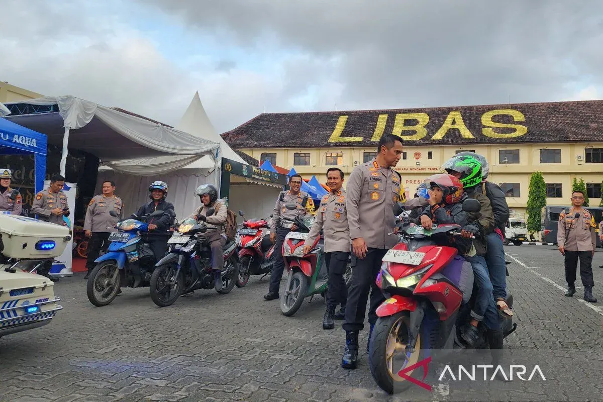 Layanan valet ride, 21 motor pemudik polda jateng sampai di