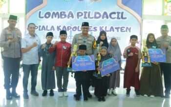 Lomba pildacil piala kapolres klaten, wadah bakat dakwah anak anak