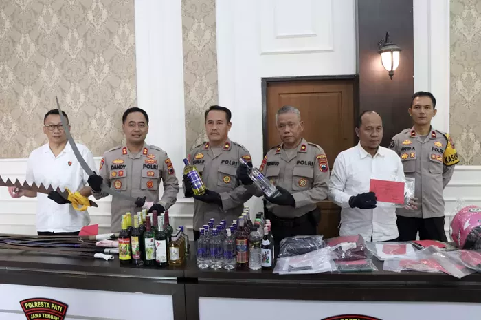 Operasi besar di pati, 700 pelaku kejahatan berhasil diamankan