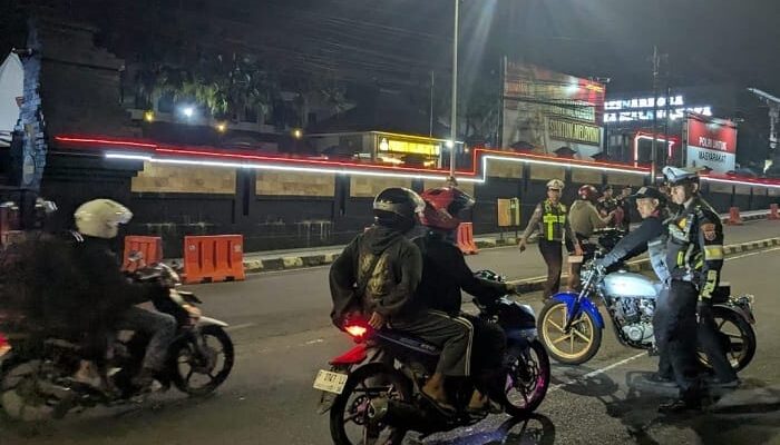 Operasi Blue Light di Dua Lokasi, 110 Pelanggar Lalu Lintas Terjaring