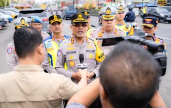 Pastikan kelancaran mudik, wakapolda jateng cek pos pengamanan