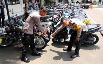 Patroli blue light digelar, satlantas polresta malang kota amankan ratusan