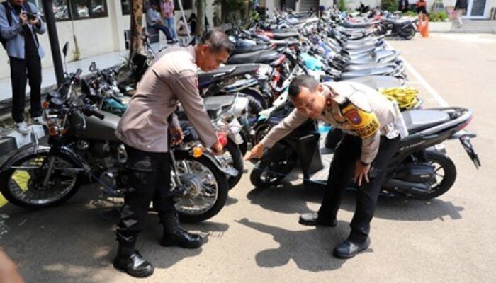 Patroli Blue Light Digelar, Satlantas Polresta Malang Kota Amankan Ratusan Motor Balap Liar