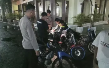 Patroli sahur, polres grobogan tangkap 3 pebalap liar yang meresahkan