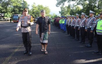 Pimpin apel ops ketupat agung 2025, kapolres jembrana tekankan pelayanan