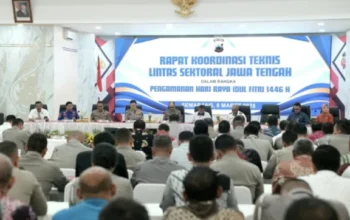 Polda jateng matangkan kesiapan operasi ketupat candi 2025 dalam rakor