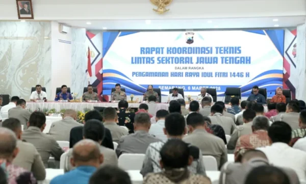 Polda jateng matangkan kesiapan operasi ketupat candi 2025 dalam rakor