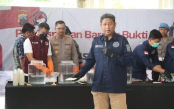 Polda jateng musnahkan barang bukti narkoba senilai rp 31,15 miliar