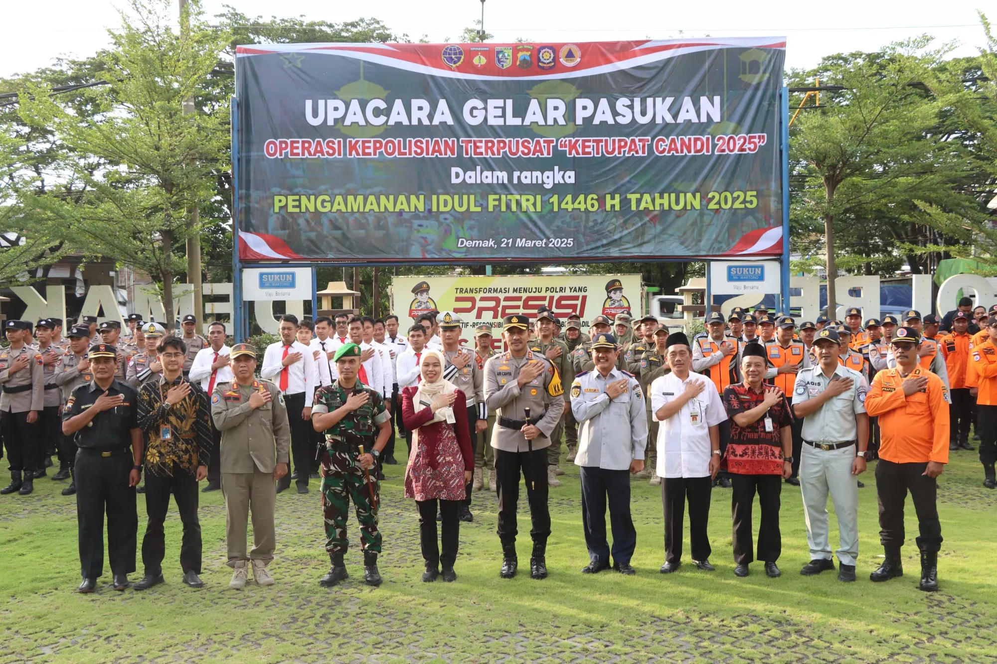 Polres demak siapkan 500 personel untuk pengamanan lebaran 2025