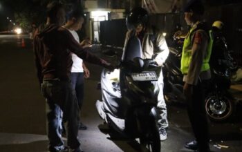 Polres jembrana gelar razia kendaraan di jalan ngurah rai