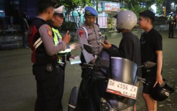 Polres jembrana gencarkan razia kendaraan di jalan ngurah rai