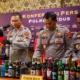 Polres kudus gerebek peredaran miras, 113 botol disita dari 70