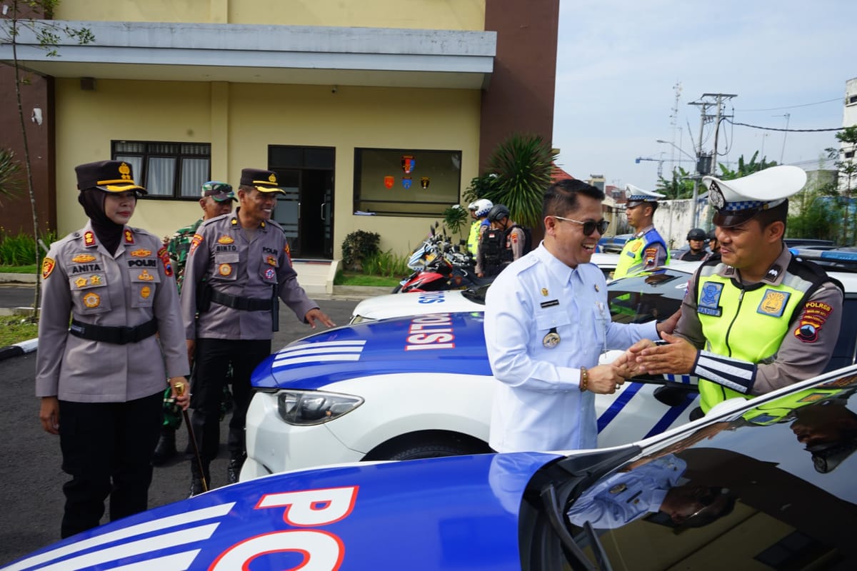 Polres magelang kota gelar apel operasi ketupat candi 2025, siap