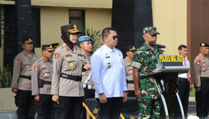 Polres Magelang Kota Gelar Pasukan Ops Ketupat Candi 2025