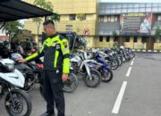 Polres sukoharjo tindak balap liar, 44 pemuda dan 38 motor