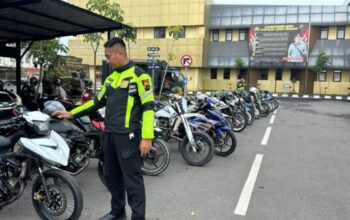 Polres sukoharjo tindak balap liar, 44 pemuda dan 38 motor