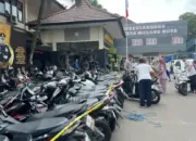 Polresta malang kota amankan puluhan kendaraan pasca kericuhan demo uu