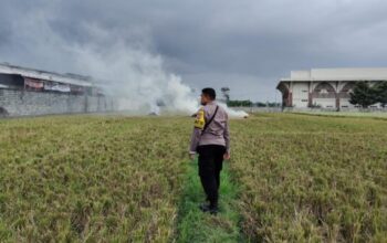 Polresta malang kota dukung ketahanan pangan, bhabinkamtibmas lakukan survey lahan