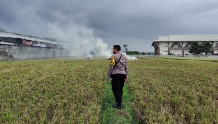 Polresta Malang Kota Dukung Ketahanan Pangan, Bhabinkamtibmas Lakukan Survey Lahan